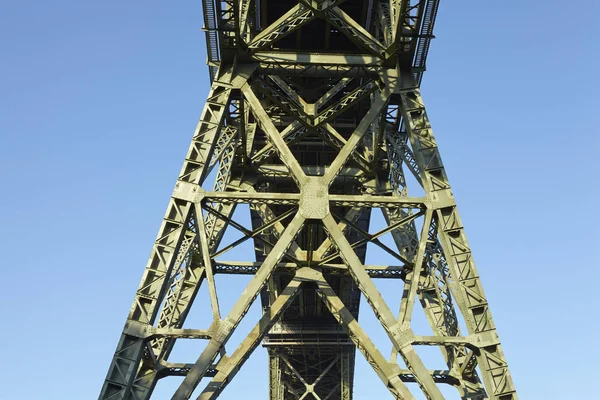 Eisenbahnbrücke Bei Hochdonn Deutschland Schleswig Holstein Über Den Nord Ostsee — Stockfoto