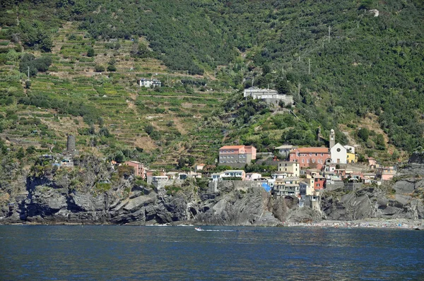 Vernazza Cinque Terre Italy — стоковое фото