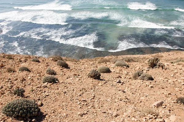 Costa Atlântica Perto Praia Sidi Ifni Legzira Sul Marrocos — Fotografia de Stock
