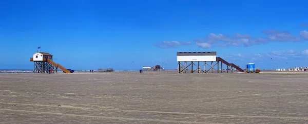 Pfahlbaute Peter Ording — Fotografia de Stock