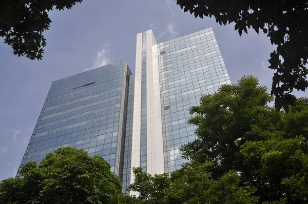 Scenic Urban View Modern Skyscrapers Facade — Stock Photo, Image