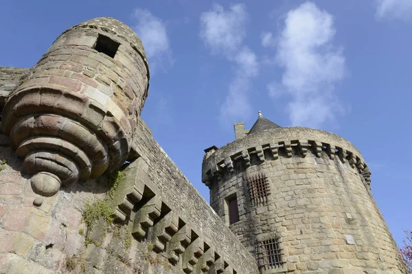 Stadtmauer Hennebont Brittany — Foto Stock