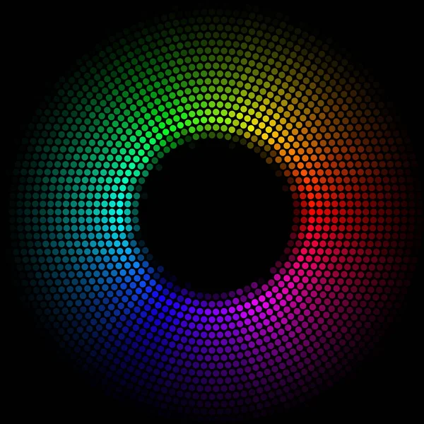 Multicolor Dots Digital Form Circle — Stock Photo, Image