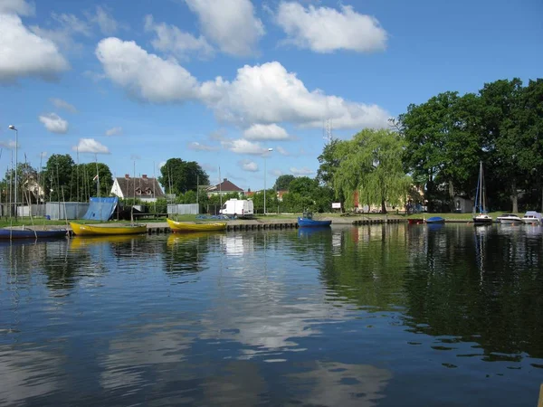 Angeln Der Lagune Von Szczecin — Stockfoto