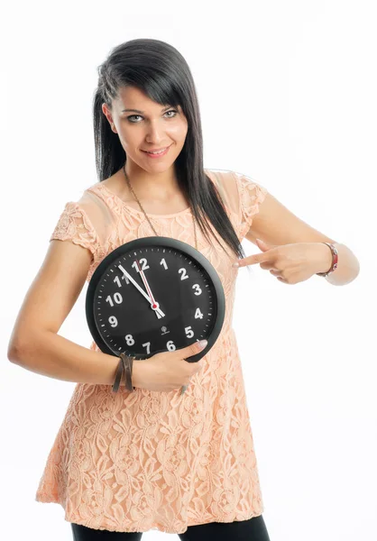 Joven Chica Reloj —  Fotos de Stock