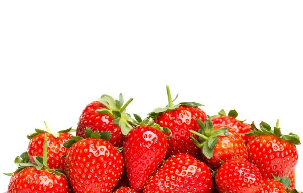 Erdbeeren Mit Kopierraum — Stockfoto