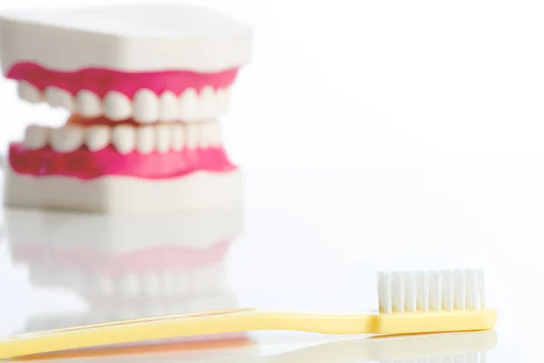 Impresión Dental Cepillo Dientes — Foto de Stock