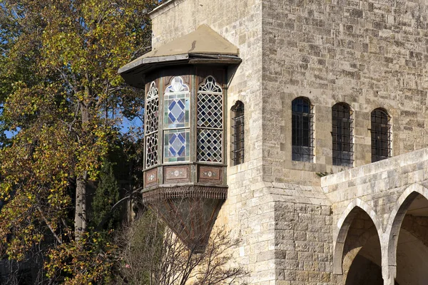 Malebný Pohled Krásnou Středověkou Architekturu — Stock fotografie