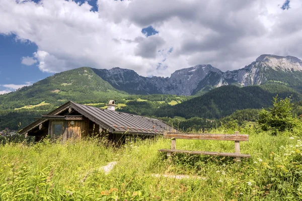 Malebný Pohled Krásnou Krajinu Alpách — Stock fotografie