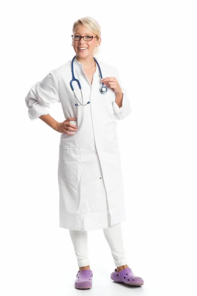 Lekarz Stetoskopem Opieka Medyczna — Zdjęcie stockowe