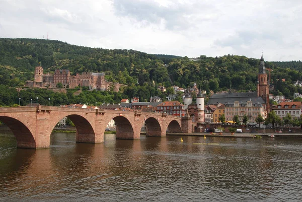 Uniwersyteckie Miasto Heidelberg Neckar — Zdjęcie stockowe