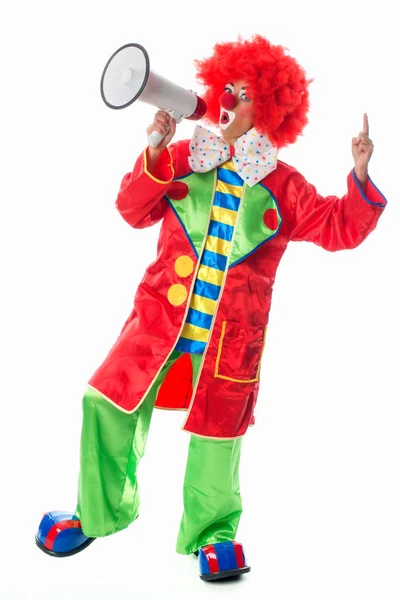 Buffo Clown Costume Maschera — Foto Stock