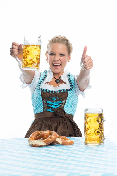 Bajonet Met Bier Krakeling — Stockfoto