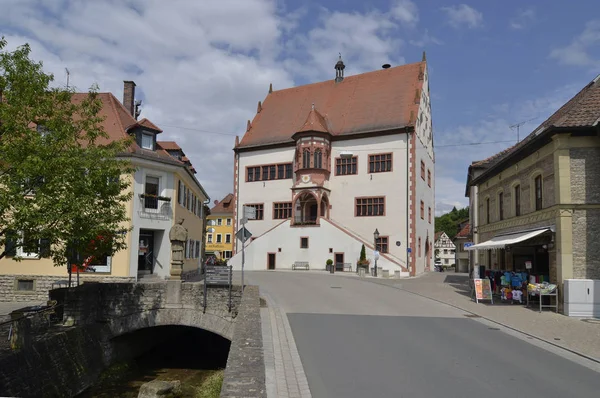 Town Hall Dettelbach Main — Stock Photo, Image
