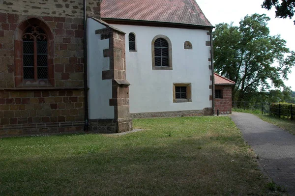 Historische Kirche Minfeld Pfalz — Stockfoto