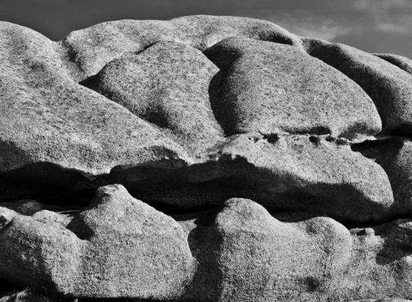 Hamburgare Sten Bretagne Cote Granite Rose — Stockfoto