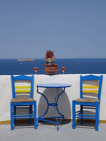 Atardecer Akrotiri Santorini — Foto de Stock