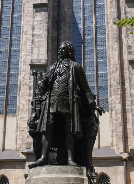 Neues Bach Denkmal Che Significa Nuovo Monumento Bach Sorge Dal — Foto Stock