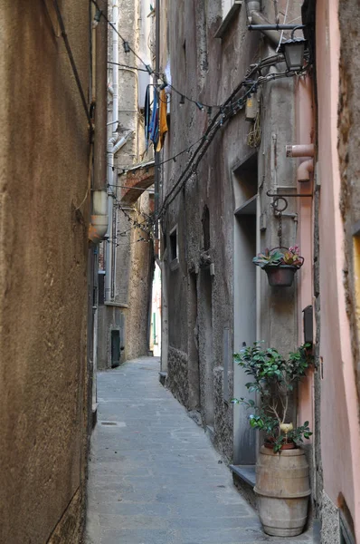 意大利瓦纳扎的小巷 辛克特尔 意大利 — 图库照片