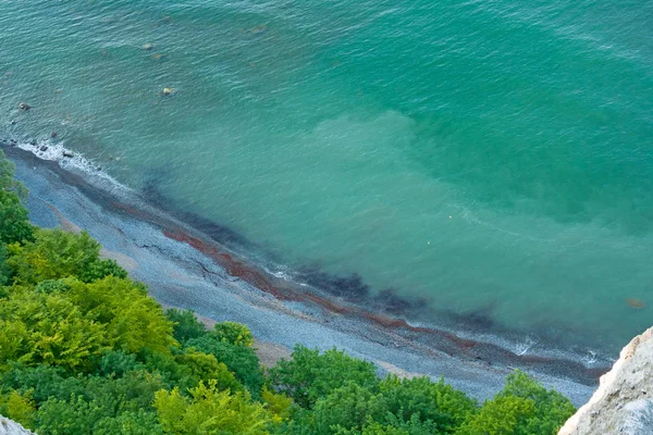 Vue Depuis Vicoria Sicht Côte Falaise Près Koenigsstuhl Île Ruegen — Photo