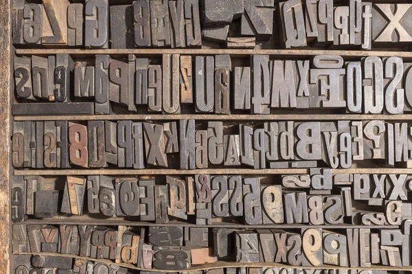 Collection Diverses Lettres Type Bois Pour Impression — Photo