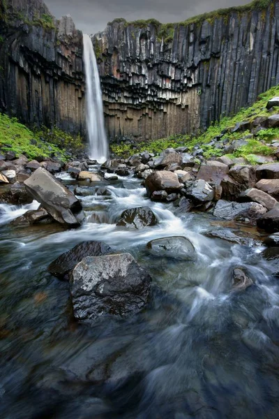 Cachoeira Natureza Fluxo Água — Fotografia de Stock