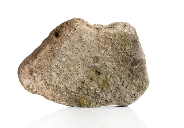 Piedra Aislada Sobre Fondo Blanco — Foto de Stock