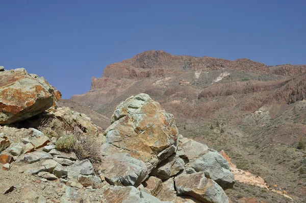 Teneriffa Los Azulejos Azulejos Teide Teide Nationalpark Kanarische Inseln Spanien — Stockfoto