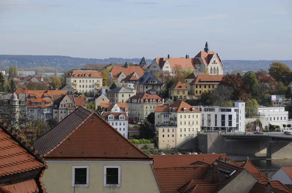 Utsikt Över Gamla Meissen — Stockfoto