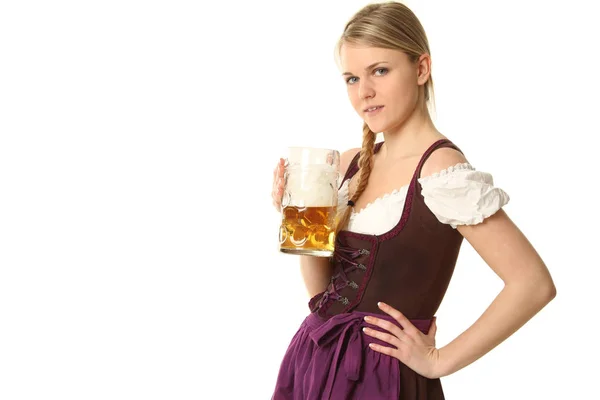 Portré Dirndl — Stock Fotó