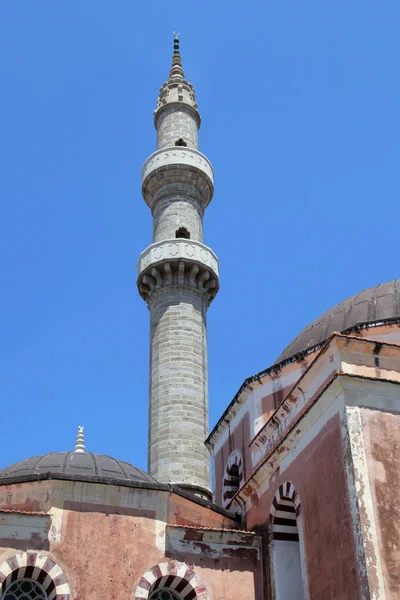 Suleiman Mosque Old Town Rhodes Greece — Stock Photo, Image