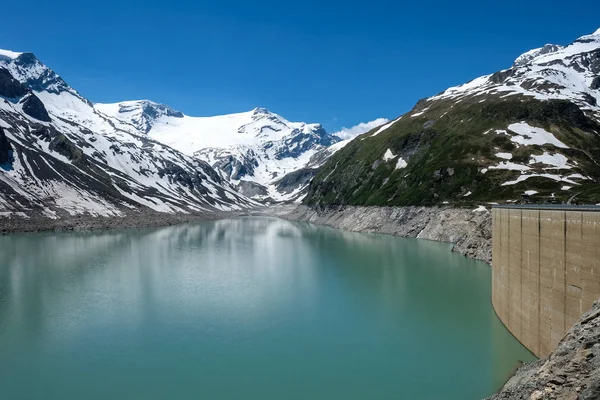 Reservoir Kaprun Landscape Hohe Tauern Austria — Stock Photo, Image