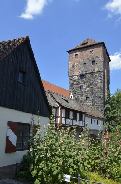 Henkershaus Torre Água Nuremberg — Fotografia de Stock