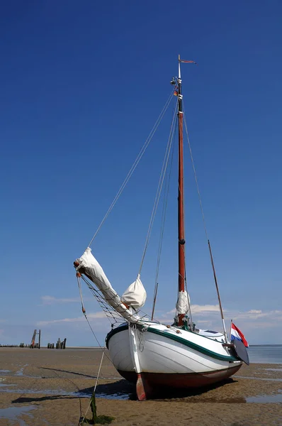 Zeilschip Boot Het Water Vaartuigtransport — Stockfoto