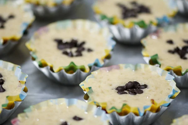 Pastry Muffins Baked Oven — Stock Photo, Image