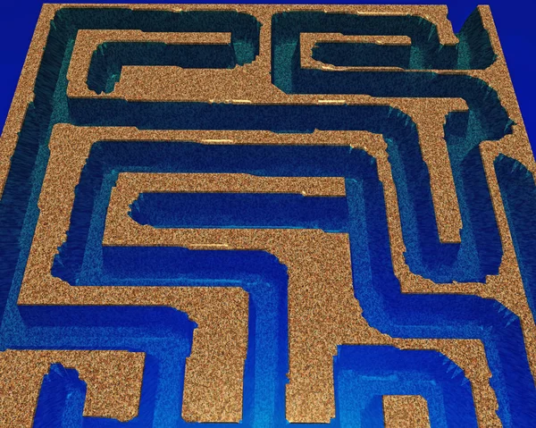 Challenge Labyrinth Challenge Maze — Stock Photo, Image