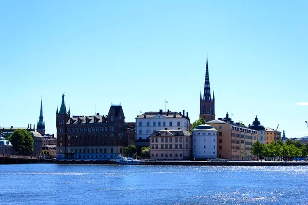 Blick Auf Stockholm Gamla Stan Morgengrauen — Stockfoto
