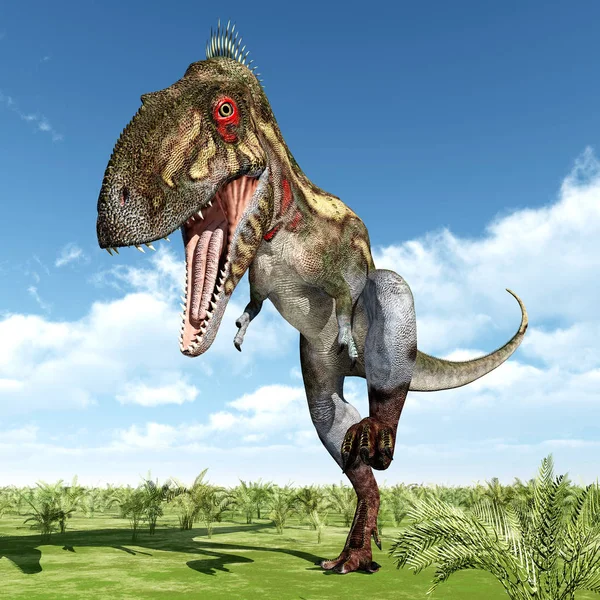 Computer Generated Illustration Dinosaurs Nanotyrannus — Stock Photo, Image