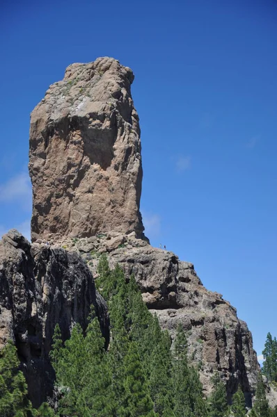 Roque Nublo Gran Canaria — стоковое фото