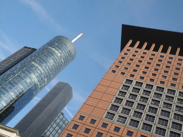 Scenic Urban View Modern Skyscrapers Facade — Stock Photo, Image