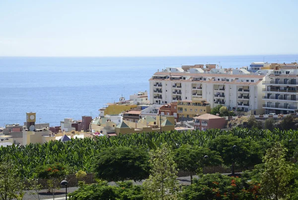 Puerto Santiago Tenerife Spanyolország Kanári Kanári Szigetek Tenger Atlanti Óceán — Stock Fotó