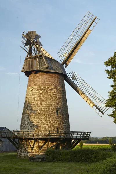 Molino Viento Eilhausen Luebbecke Alemania Molino Viento Tipo Dúo Forma —  Fotos de Stock