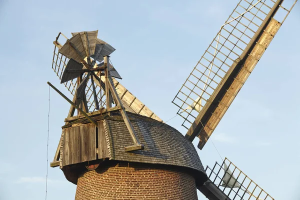 Molino Viento Eilhausen Luebbecke Alemania Molino Viento Tipo Dúo Forma —  Fotos de Stock