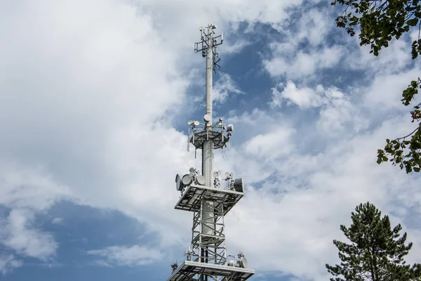 Transmission Tower Kindelsberg Rothhaar Mountains — Stock Photo, Image
