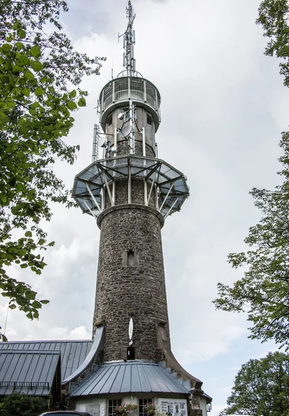 Communications Tower Viewing Platform — Stock Photo, Image