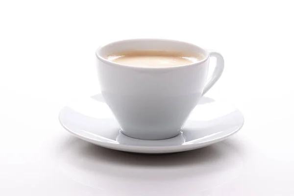 Cup Coffee White Background — Stock Photo, Image