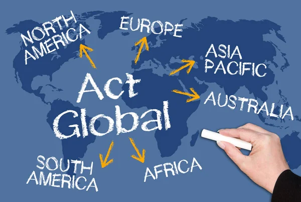 Act Global Global Business — Stock fotografie