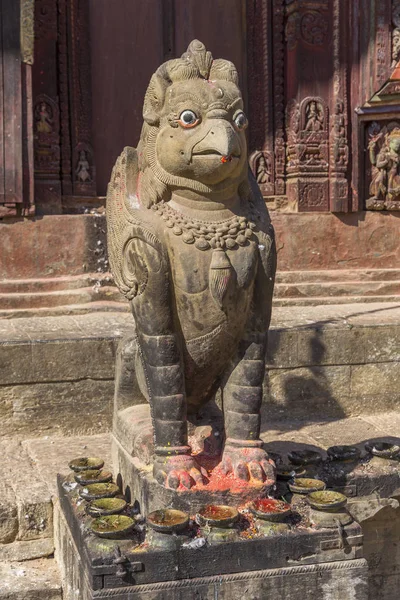 Statue Changu Narayan Oldest Temple Kathmandu Valley Nepal Stock Picture