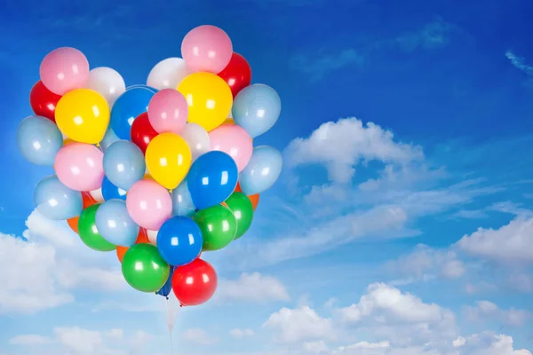 Des Ballons Volants Dans Ciel — Photo