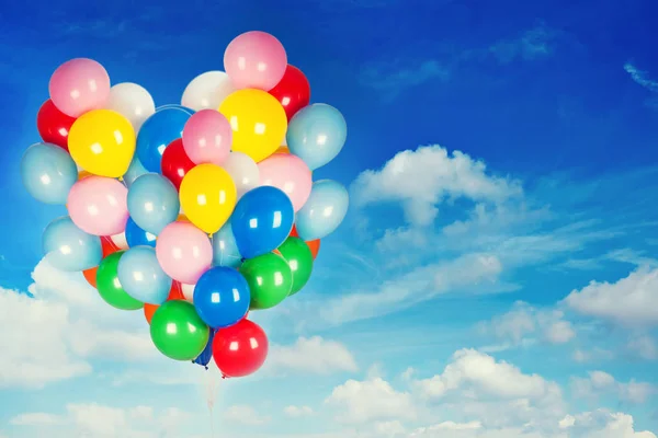 Globos Colores Cielo — Foto de Stock